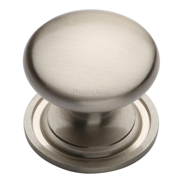 C2240 38-SN • 38 x 38 x 33mm • Satin Nickel • Heritage Brass Mushroom Cabinet Knob